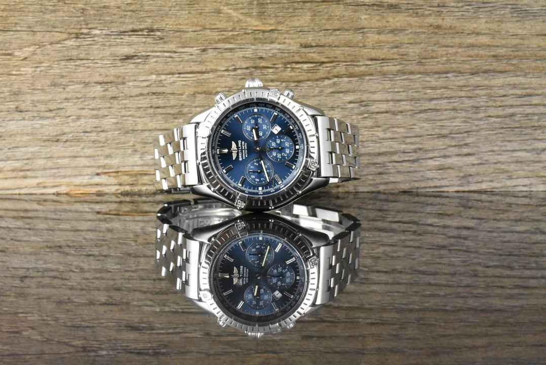  Breitling Shadow Flyback A35312 Blue - Automatik 