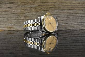 Thumbnail von Tudor Prince Date Day 76213 Automatik Stahl / Gold - Linen Dial - 2016