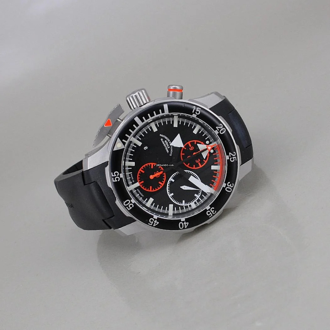  Mühle Glashütte S.A.R. Flieger-Chronograph Automatik Ø 45 mm Full Set Top Zustand 