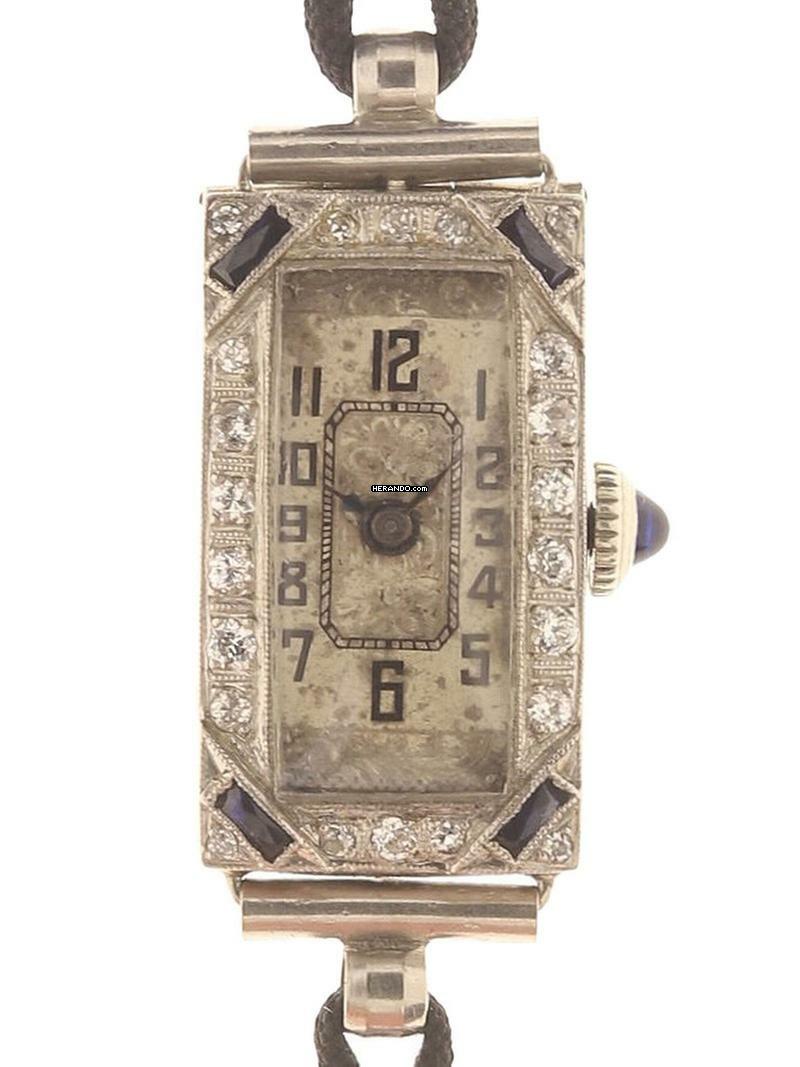  Fortis Art Deco Platinum 1920s 