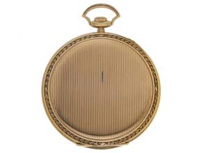 Thumbnail von IWC Pocket Watch Lepine Art Deco Taschenuhr 1929 Original Unpoliert Vintage Lepine Art Deco Taschenuhr 14kt Gelbgold 66g