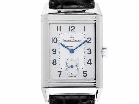 Jaeger-LeCoultre Reverso Grande Taille großes Model Ref.270862 1996 Full Set wie Neu Vintage Reverso Grande Taille GM großes Modell Krokoleder Faltschließe 