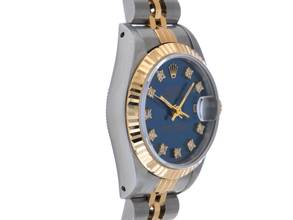 Thumbnail von Rolex Lady-Datejust Ref.69173 1993 Full Set sehr gut Vintage Datejust Lady Diamanten open 6/9