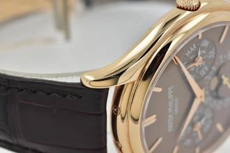 Thumbnail von Patek Philippe Perpetual Calendar 18k pink gold Roségold LC100 5140R-001