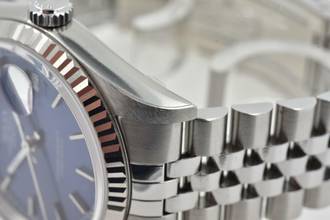 Thumbnail von Rolex Datejust 36 Oyster Perpetual Datejust 16234 Blue Dial Rolex Service 10/2025 LC400