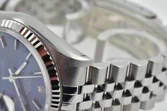 Thumbnail von Rolex Datejust 36 Oyster Perpetual Datejust 16234 Blue Dial Rolex Service 10/2025 LC400