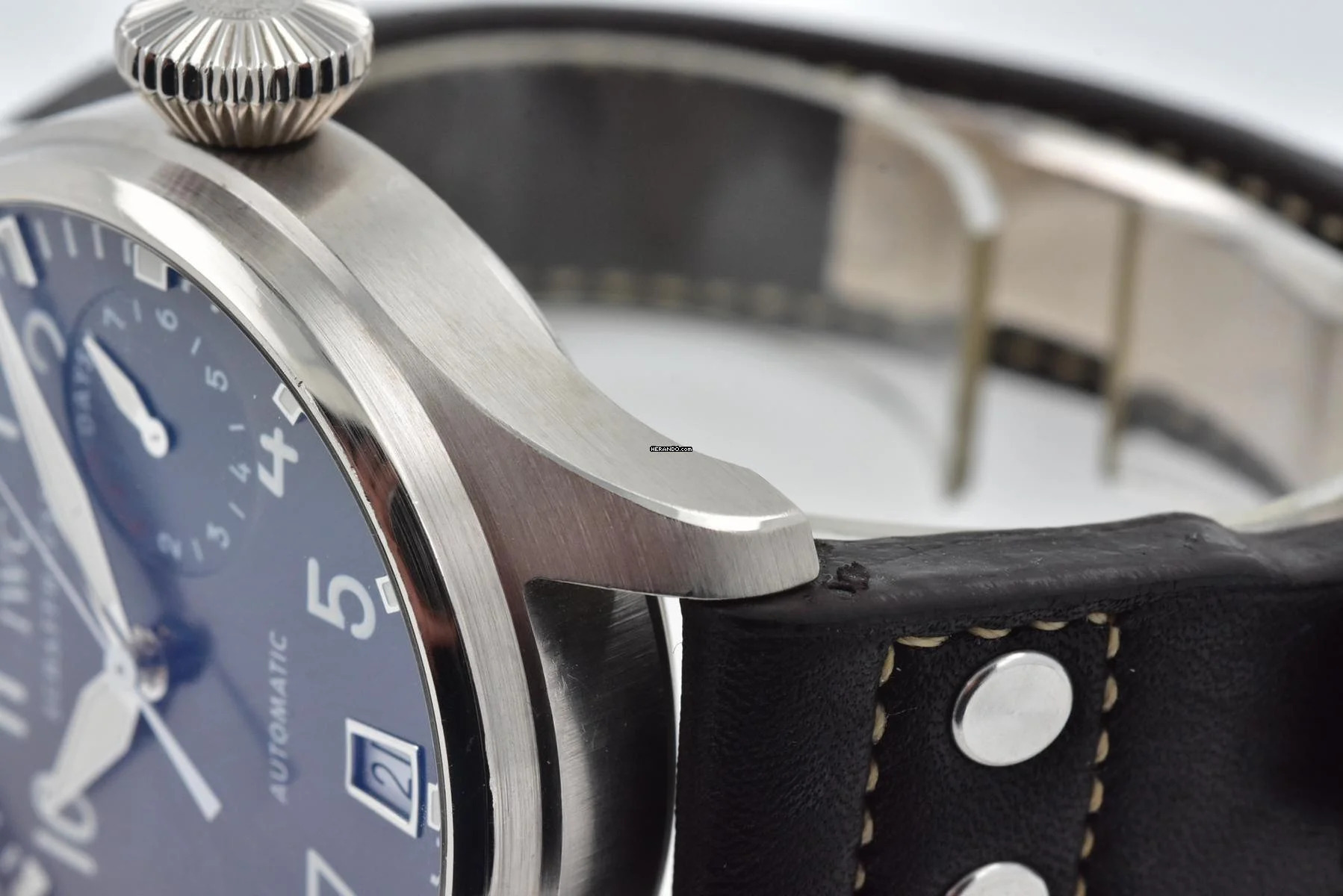 IWC Große Fliegeruhr Big Pilot 7 days 18k White Gold IW500402 Weißgold 186g