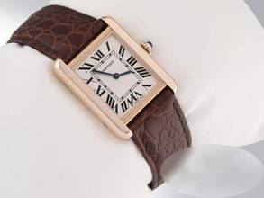 Thumbnail von Cartier Tank Solo Edelstahl Rosegold 750 2018 W5200024 Stahl 18kt Rose Gold Damen