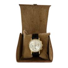 Thumbnail von Zenith Stellina chronograph Tricompax caliber 146H yellow gold 18KT 1955’s