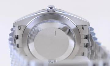 Thumbnail von Rolex Datejust 41 Stahl Jubiléband Azzuro blue roman Dial 41mm B+P Top