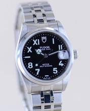 Thumbnail von Tudor Prince Oysterdate 32mm Lady black California Dial Stahl rar NOS ungetragen