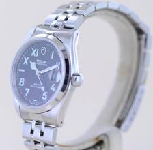 Thumbnail von Tudor Prince Oysterdate 32mm Lady black California Dial Stahl rar NOS ungetragen