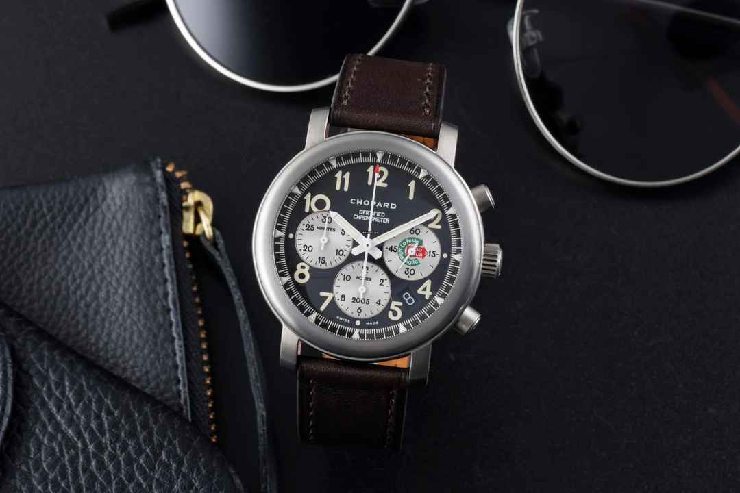  Chopard Mille Miglia Chronograph Automatik Titan Herrenuhr Ref. 8407 