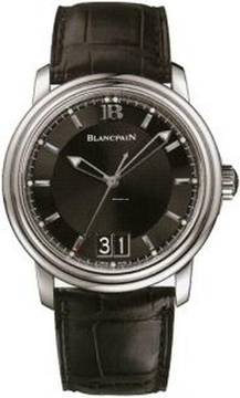  Blancpain Léman Grande Date 40MM Black Dial Box+Papers 2850 2010 