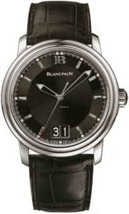 Blancpain Léman Grande Date 40MM Black Dial Box+Papers 2850 2010 