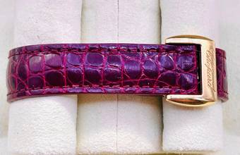 Thumbnail von Chopard Imperiale 18Kt.Yellowgold Ruby/Diamonds Factory Setting Top Condition with box 33mm Quartz rare Piece