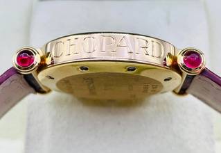 Thumbnail von Chopard Imperiale 18Kt.Yellowgold Ruby/Diamonds Factory Setting Top Condition with box 33mm Quartz rare Piece