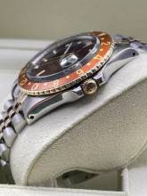 Thumbnail von Rolex GMT-Master ROOTBEER/TIGEREYE (VINTAGE) BROWN NIPPE DIAL Steel/Gold JUBILEE
