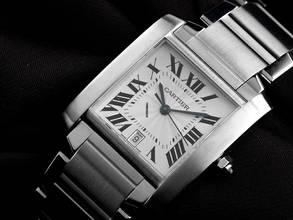 Thumbnail von Cartier Tank Française GM Großes Modell Ref.2302 1999 Full Set sehr gut Vintage Tank Francaise GM Großes Modell