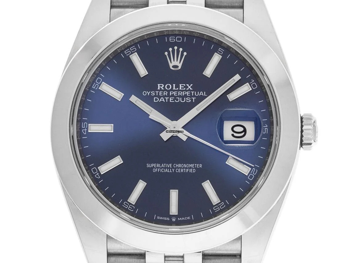 Rolex Datejust 41 Ref.126300 2024 Full Set Ungetragen Datejust Stahl