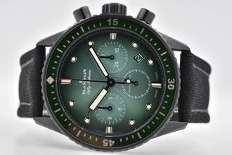 Thumbnail von Blancpain Fifty Fathoms Bathyscaphe Chronograph Flyback 5200-0153-B52A Green Dial