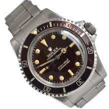 Thumbnail von Rolex Submariner (No Date) 5513 Bart Simpson brown dial 1967 Full Set TOP Condition