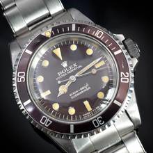 Thumbnail von Rolex Submariner (No Date) 5513 Bart Simpson brown dial 1967 Full Set TOP Condition