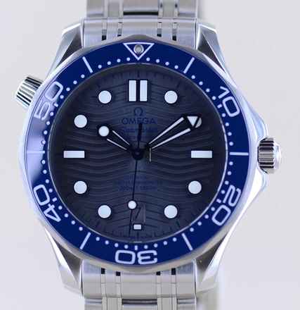  Omega Seamaster Diver 300 M Co-Axial Master Chronometer 42mm Top blue Keramik Diver B+P 