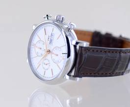 Thumbnail von IWC Portofino Chronograph Golden Hands silver Dial Dresswatch 42mm B+P Top