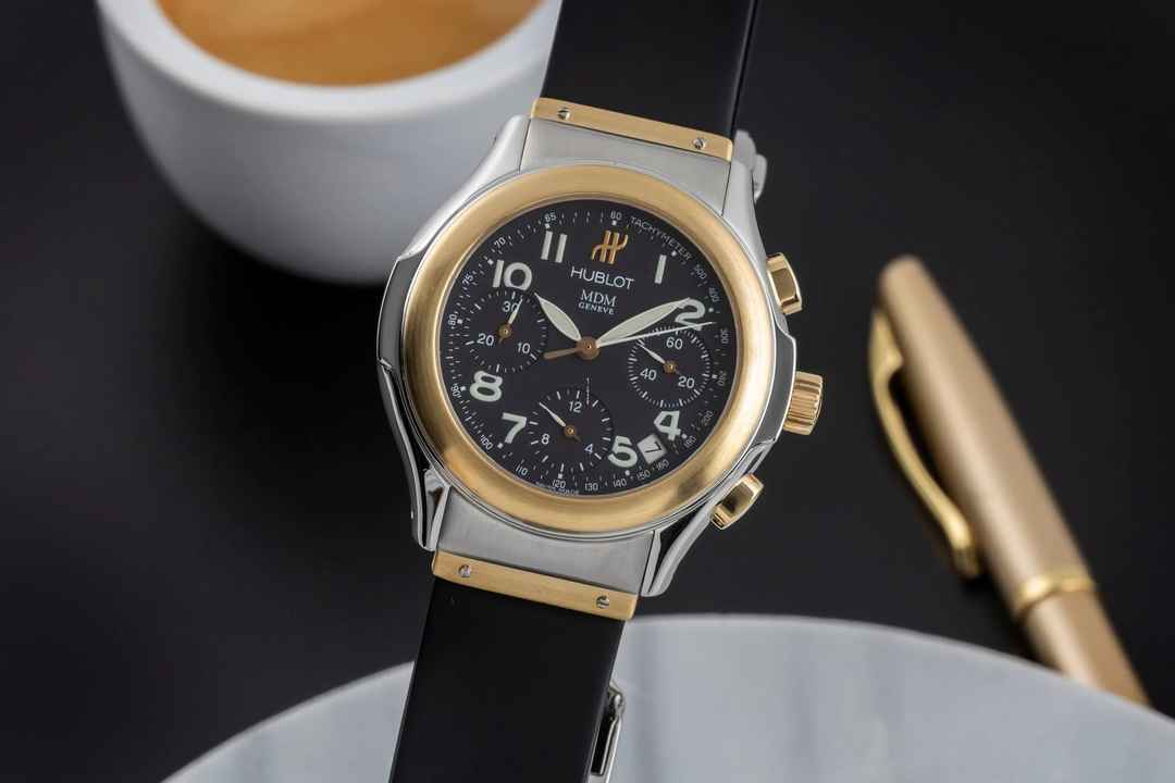  Hublot Elegant MDM Chronograph Stahl / Gold Automatik Herrenuhr Ref. 1810.2 