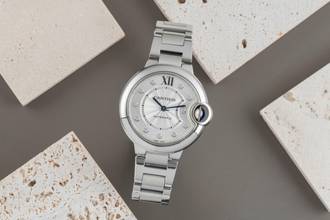 Thumbnail von Cartier Ballon Bleu 33mm Diamant Zifferblatt Stahl Gold Automatik Ref. WE902074