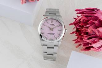 Thumbnail von Rolex Oyster Perpetual 36 Candy Pink Stahl Automatik Herrenuhr 126000 B&P 2025