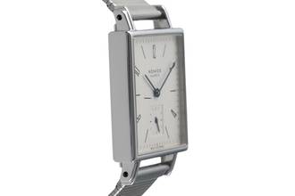 Thumbnail von NOMOS Tetra Edelstahl Handaufzug Herrenuhr Ref. 408 Box & Papiere 2016