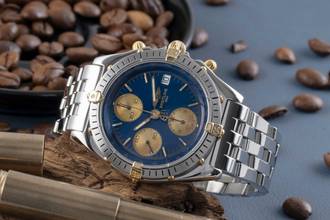 Thumbnail von Breitling Chronomat Chronograph Stahl / Gold Automatik Ref. B13048