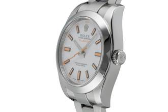 Thumbnail von Rolex Milgauss White Dial Oyster Edelstahl Automatik Ref. 116400 Papiere 2010