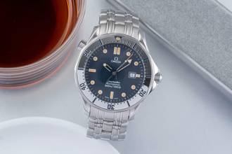 Thumbnail von Omega Seamaster Diver 300 M Edelstahl Herrenuhr Datum Saphirglas Ref. 2542.80.00