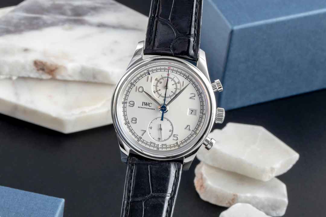  IWC Portugieser Chronograph Classic Chronograph Automatik Edelstahl Herrenuhr Ref. IW390403 