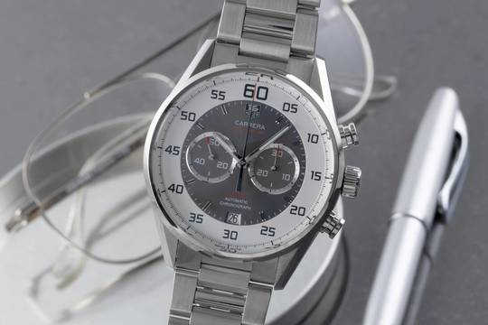  TAG Heuer Carrera Calibre 36 Chronograph Automatik Stahl Ref. CAR2B11.BA0799 B&P 2018 
