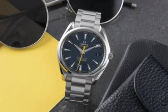 Thumbnail von Omega Seamaster Aqua Terra James Bond Automatik 231.10.42.21.03.004 B&P 2025