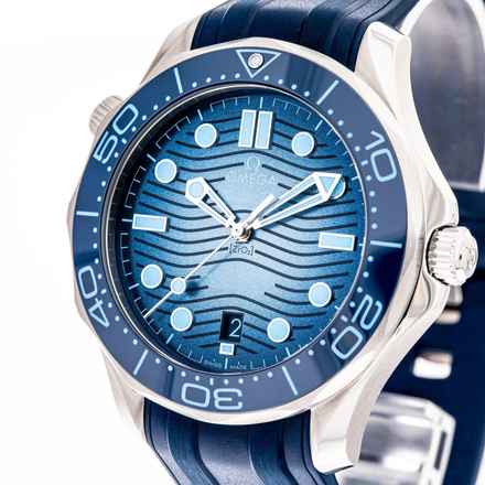  Omega Seamaster Diver 300 M 42 Summer Blue – 210.32.42.20.03.002 – NEW & Unworn – 07/2025 Full 