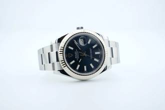 Thumbnail von Rolex Datejust II Blue Dial - With Box And Papers - 116334 2016