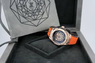 Thumbnail von Hublot Big Bang Sang Bleu Rose Gold With Diamonds - Limited 100 Pc. With Box And Papers - 465.OS.1118.VR.1204.MXM17 2019