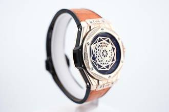 Thumbnail von Hublot Big Bang Sang Bleu Rose Gold With Diamonds - Limited 100 Pc. With Box And Papers - 465.OS.1118.VR.1204.MXM17 2019