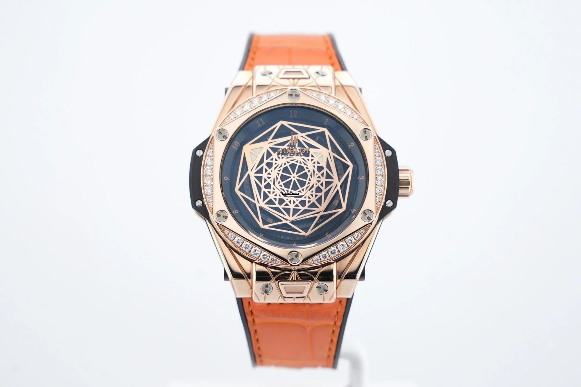  Hublot Big Bang Sang Bleu Rose Gold With Diamonds - Limited 100 Pc. With Box And Papers - 465.OS.1118.VR.1204.MXM17 2019 