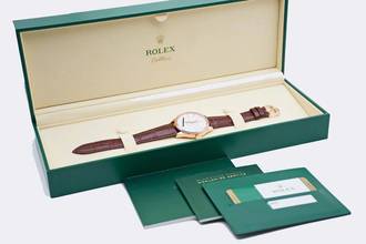 Thumbnail von Rolex Cellini Time 50505 Rosé Gold perfektes Fullset aus 2018