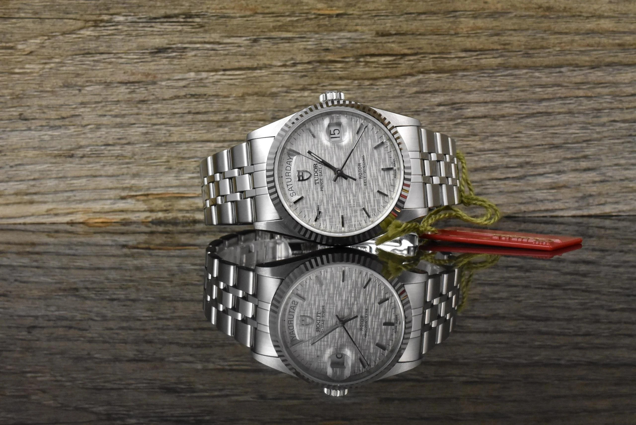  Tudor Prince Date 76214 Stahl / Weißgold top Bezel - Full Set 