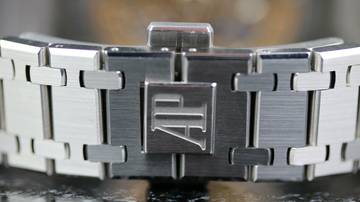 Thumbnail von Audemars Piguet Royal Oak Jumbo Blue Jumbo Extra Thin - like New - Fullset - 04/2016