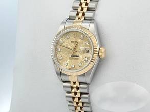 Thumbnail von Rolex Lady-Datejust Edelstahl Gelbgold 750 Diamanten Automatik Stainless Steel 18kt Yellow Gold Stahl Jubilé-band Chronometer Oyster