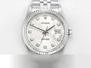 Thumbnail von Rolex Datejust 36 36mm 16234 2004 Stahl Weissgold 750 Diamanten Automatik