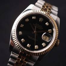 Thumbnail von Rolex Datejust 36 Steel/Gold Black Diamond Dial
